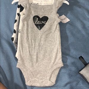 5 piece baby girl summer onesies!